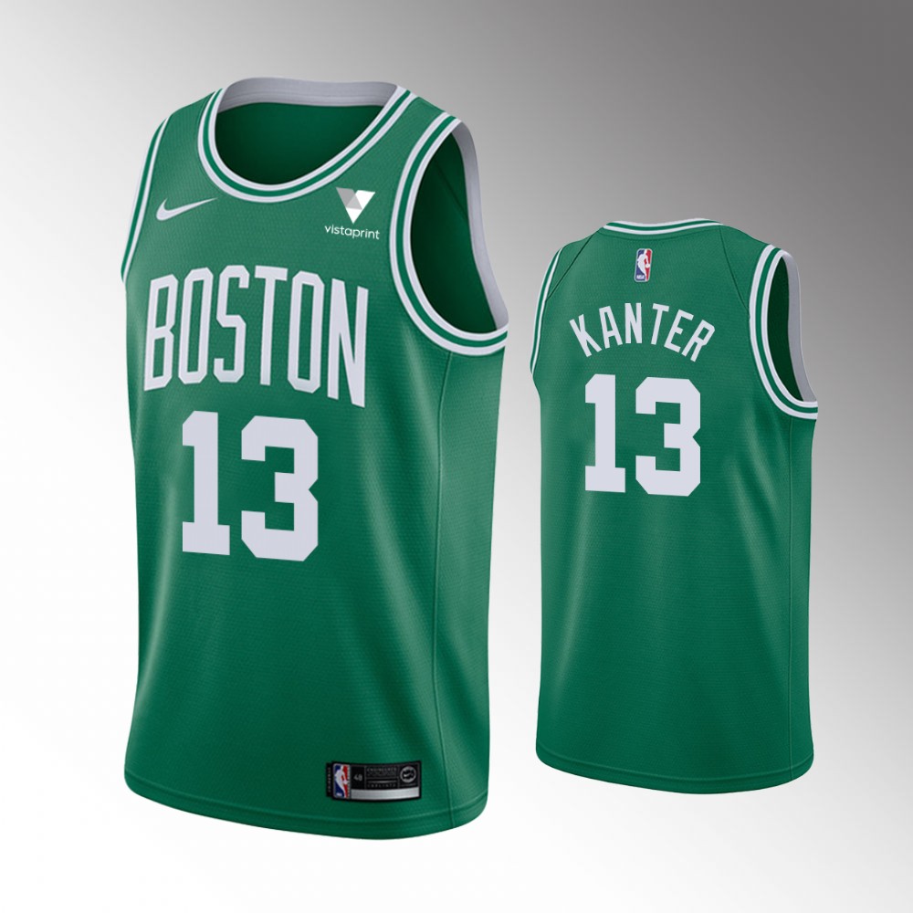 Men's Boston Celtics Enes Kanter #11 Icon Edition Green Jersey 2401CHSB